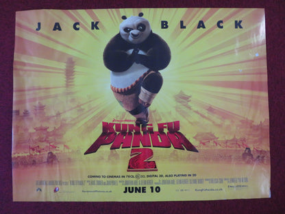 KUNG FU PANDA 2 UK QUAD (30"x 40") ROLLED POSTER JACK BLACK ANGELINA JOLIE 2011 Rendezvous Cinema Movie posters