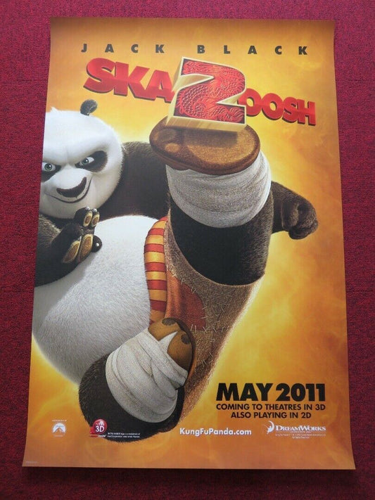 KUNG FU PANDA 2 US ONE SHEET ROLLED POSTER JACK BLACK 2011 Movie posters