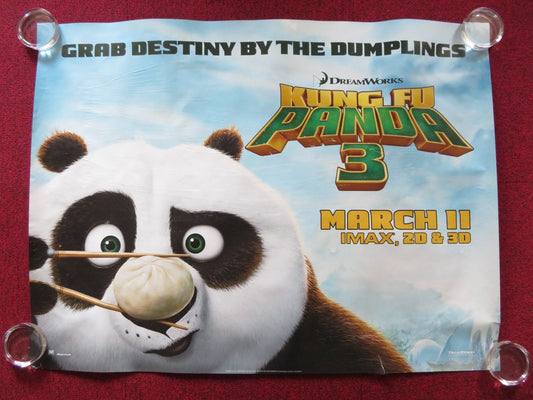 KUNG FU PANDA 3 - B UK QUAD (30"x 40") ROLLED POSTER JACK BLACK B. CRANSTON 2016 Rendezvous Cinema Movie posters