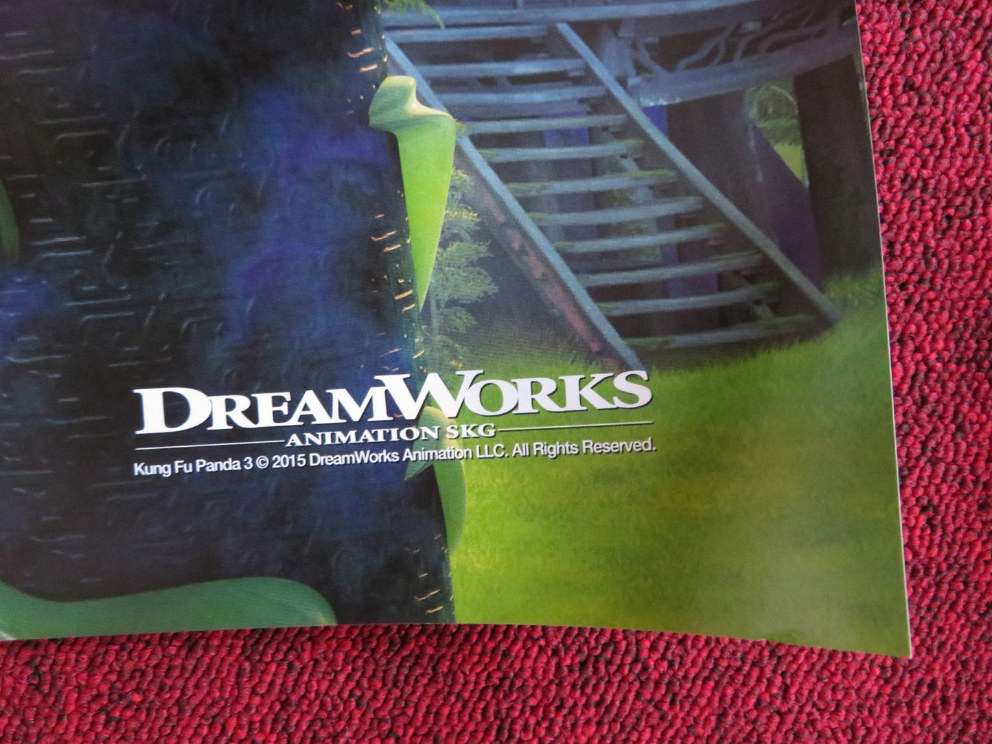 KUNG FU PANDA 3 UK QUAD (30"x 40") ROLLED POSTER JACK BLACK BRYAN CRANSTON 2016 Rendezvous Cinema Movie posters