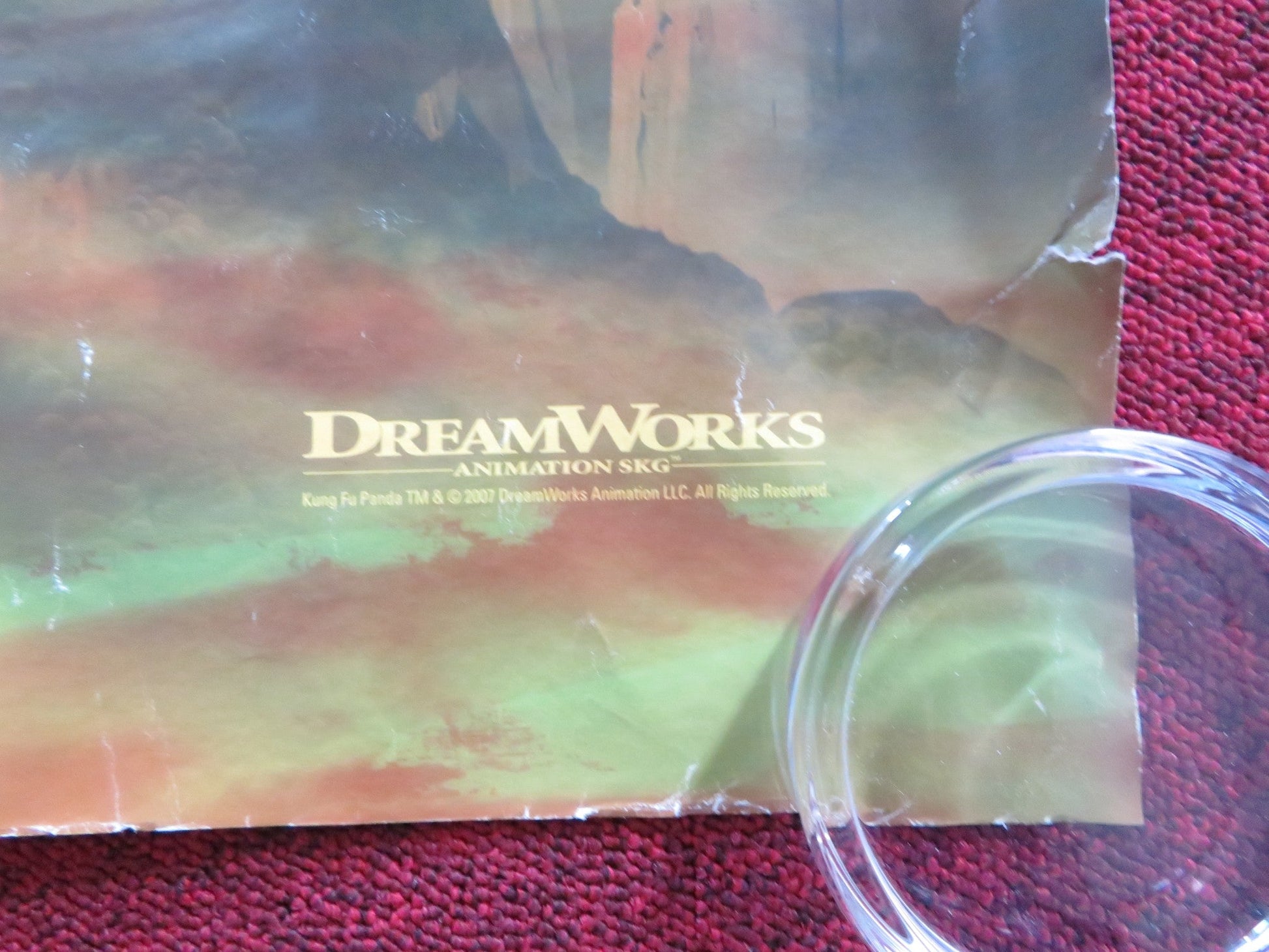 KUNG FU PANDA UK QUAD ROLLED POSTER JACK BLACK DUSTIN HOFFMAN 2008 Rendezvous Cinema Movie posters