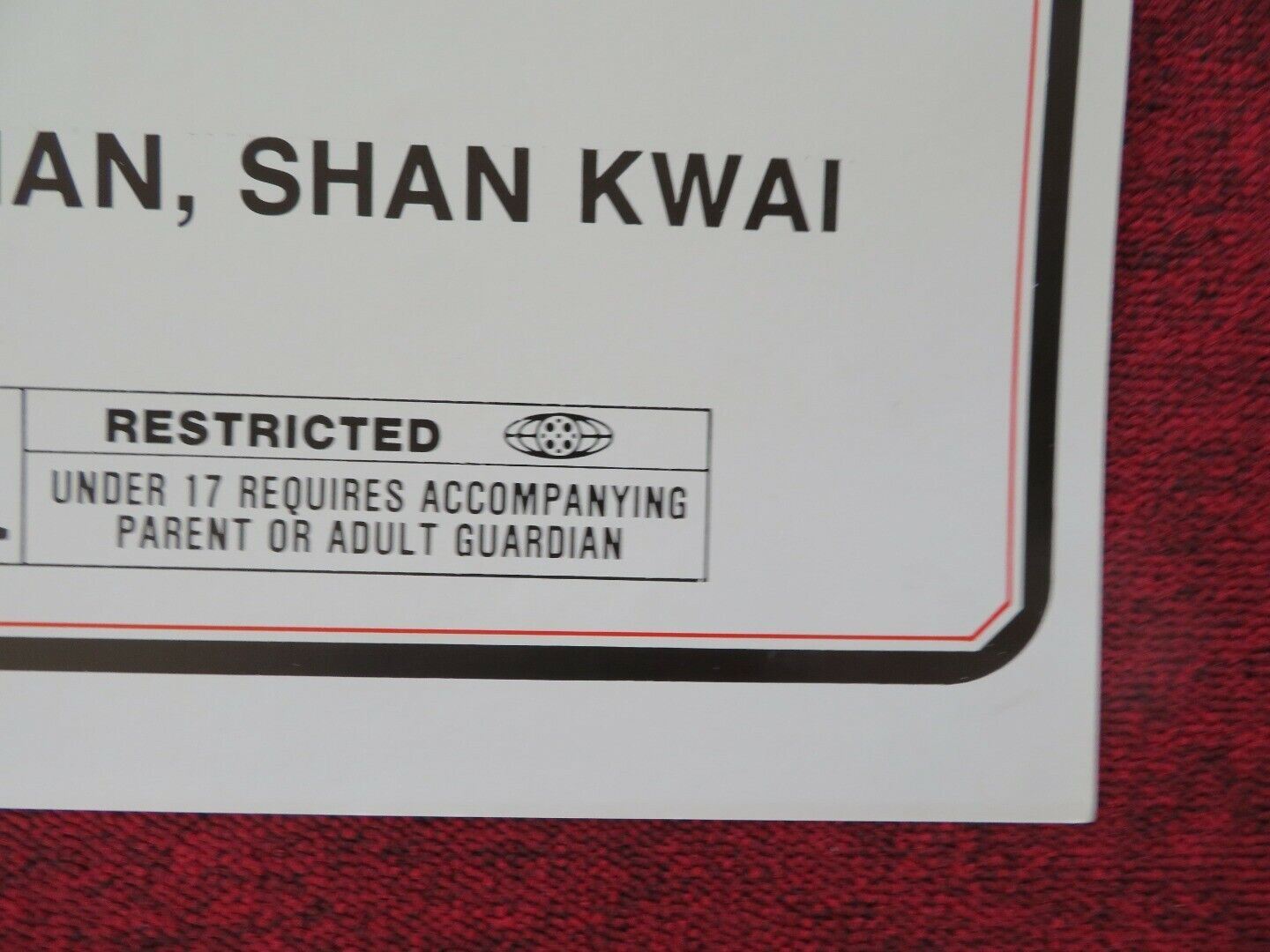 KUNG - FU'S HERO FOLDED US ONE SHEET POSTER (39"X26") CHEUNG LIK 1973 Movie posters