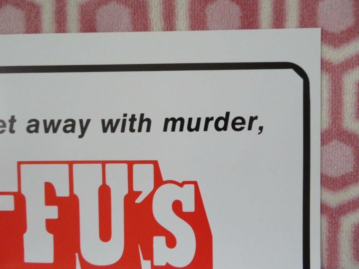 KUNG'S FU HERO US ONE SHEET POSTER CHEUNG LIK 1989 - Rendezvous Cinema