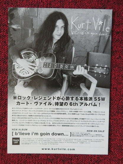 KURT VILE & THE VIOLATORS - JAPAN TOUR JAPANESE MUSIC TOUR GIG POSTER 2016 Movie posters