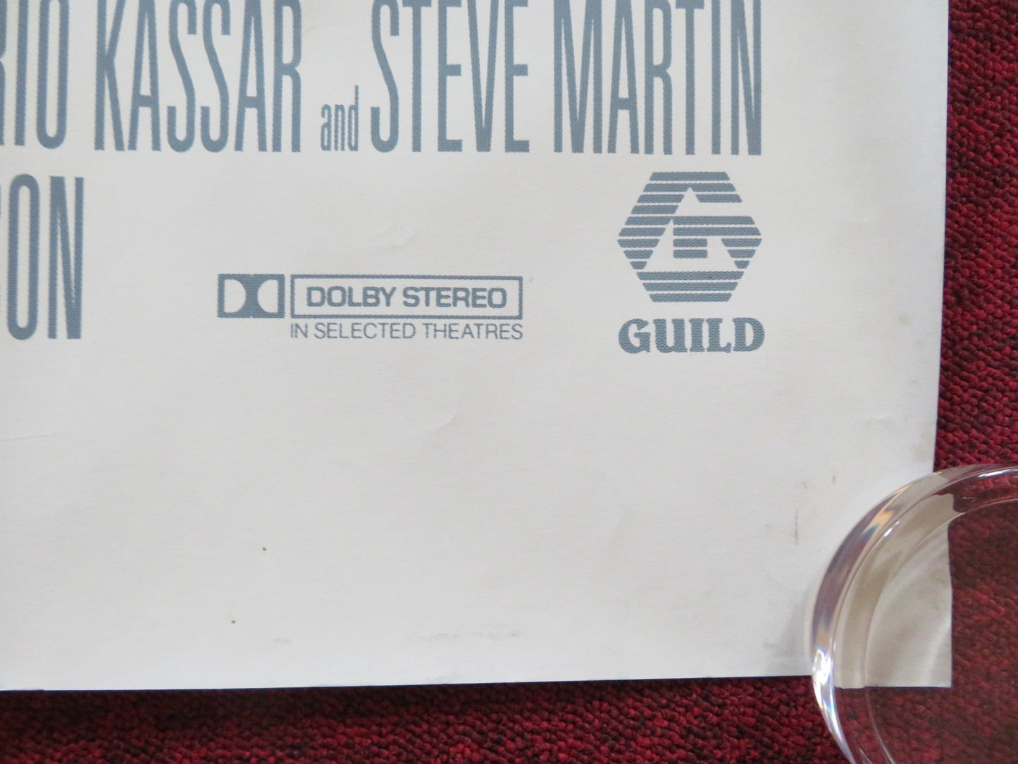 L. A. STORY UK QUAD (30"x 40") ROLLED POSTER STEVE MARTIN RICHARD E. GRANT 1991 Rendezvous Cinema Movie posters