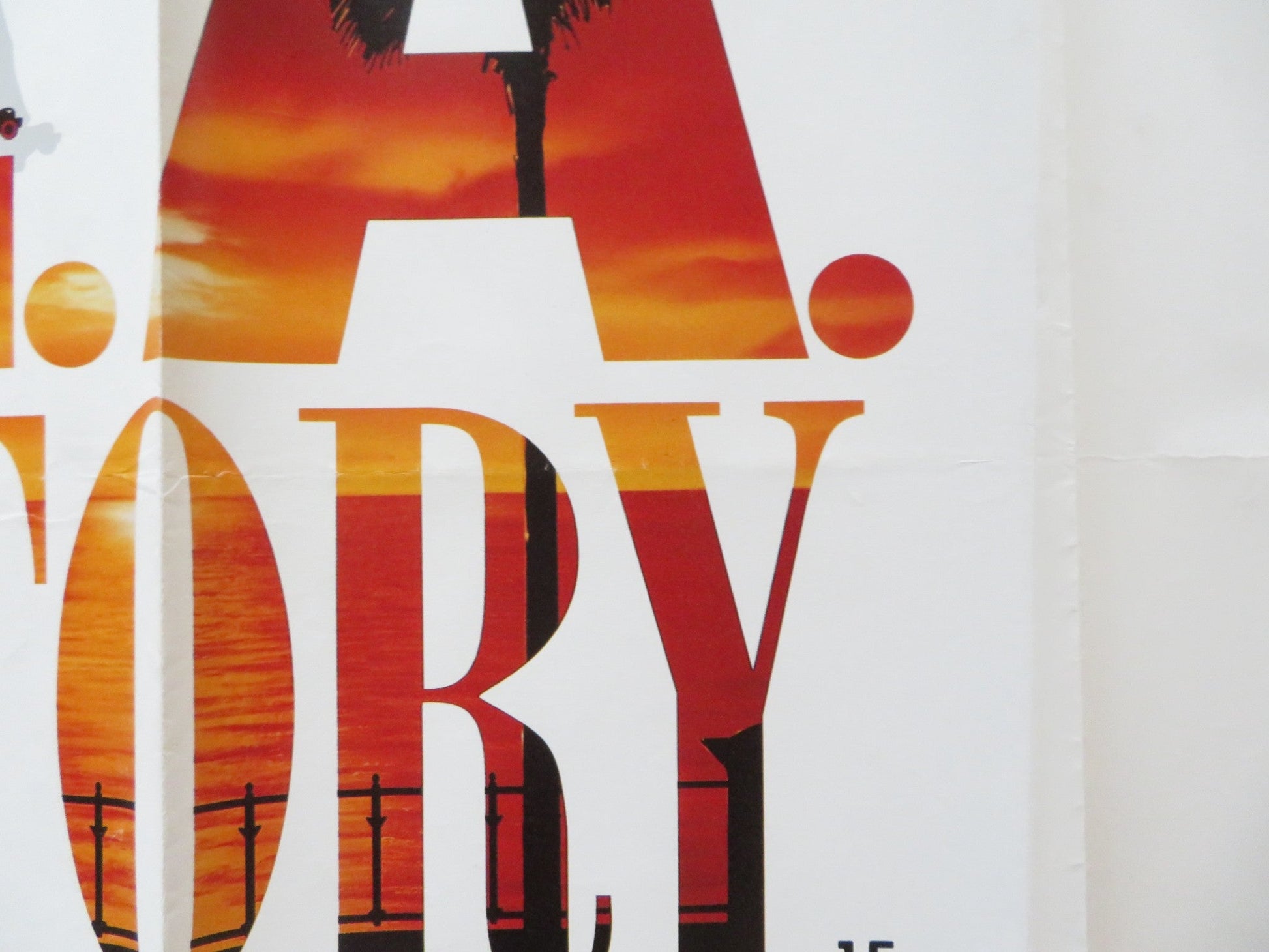 L. A. STORY UK QUAD (30"x 40") ROLLED POSTER STEVE MARTIN RICHARD E. GRANT 1991 Rendezvous Cinema Movie posters