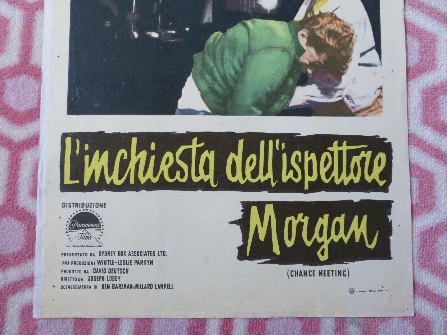 L ENQUETE DE L INSPECTEUR MORGAN ITALIAN LOCANDINA (27.5"x13") POSTER 1961 - Rendezvous Cinema