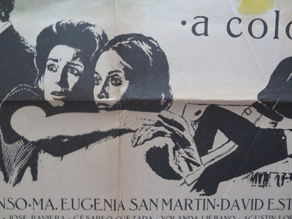 LA AGONIA DE SER MADRE / AGONY TO BE A MOTHER FOLDED MEXICAN POSTER LOPEZ 1970 Rendezvous Cinema Movie posters