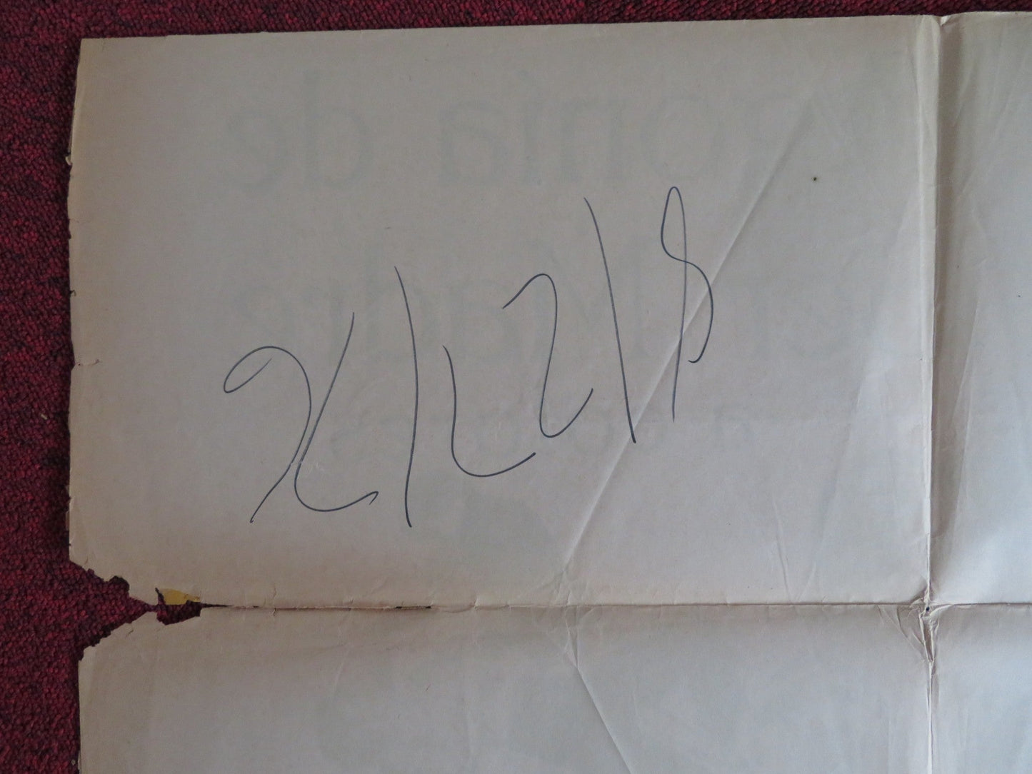 LA AGONIA DE SER MADRE / AGONY TO BE A MOTHER FOLDED MEXICAN POSTER LOPEZ 1970 Rendezvous Cinema Movie posters