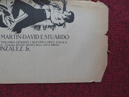 LA AGONIA DE SER MADRE / AGONY TO BE A MOTHER FOLDED MEXICAN POSTER LOPEZ 1970 Rendezvous Cinema Movie posters