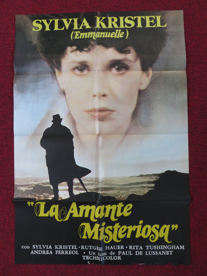 LA AMANTE MISTERIOSA FOLDED COLUMBIAN POSTER RUTGER HAUER SYLVIA KRISTEL 1978 Rendezvous Cinema Movie posters