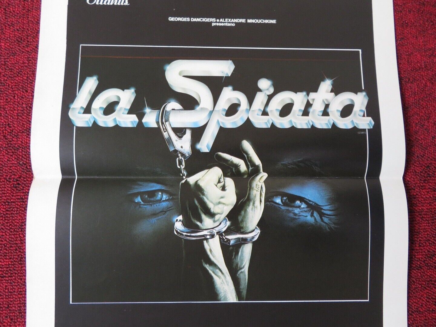 LA BALANCE ITALIAN LOCANDINA (27.5"x13") POSTER NATHALIE BAYE R BERRY 1983 - Rendezvous Cinema