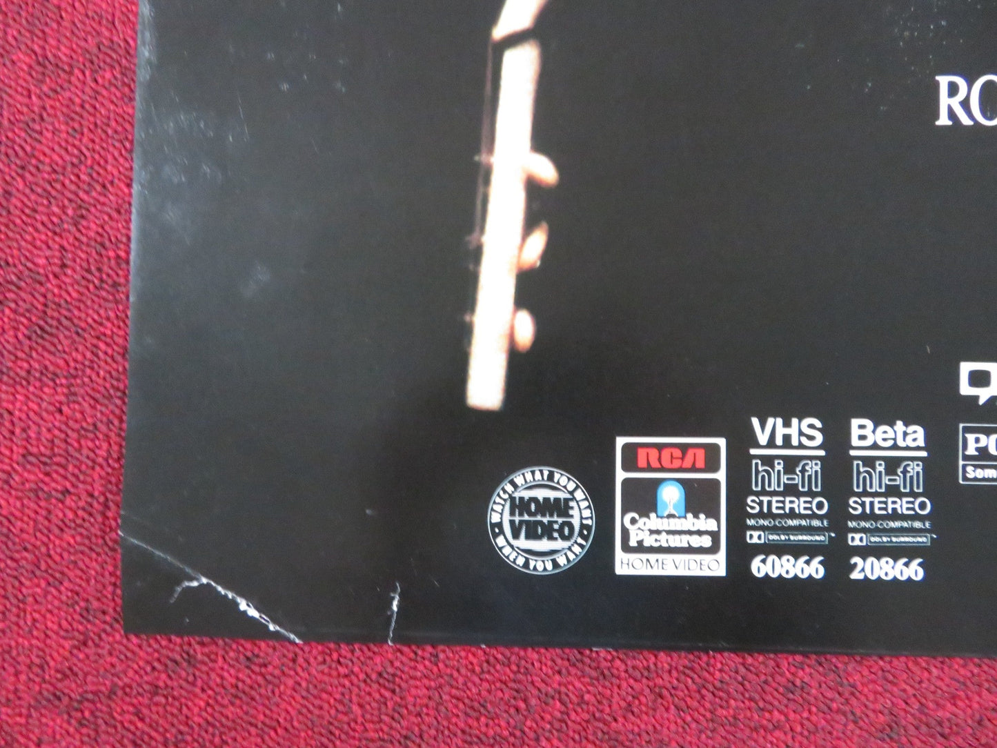 LA BAMBA FOLDED US ONE SHEET POSTER LOU DIAMOND PHILLIPS ESAI MORALES 1987 Rendezvous Cinema Movie posters