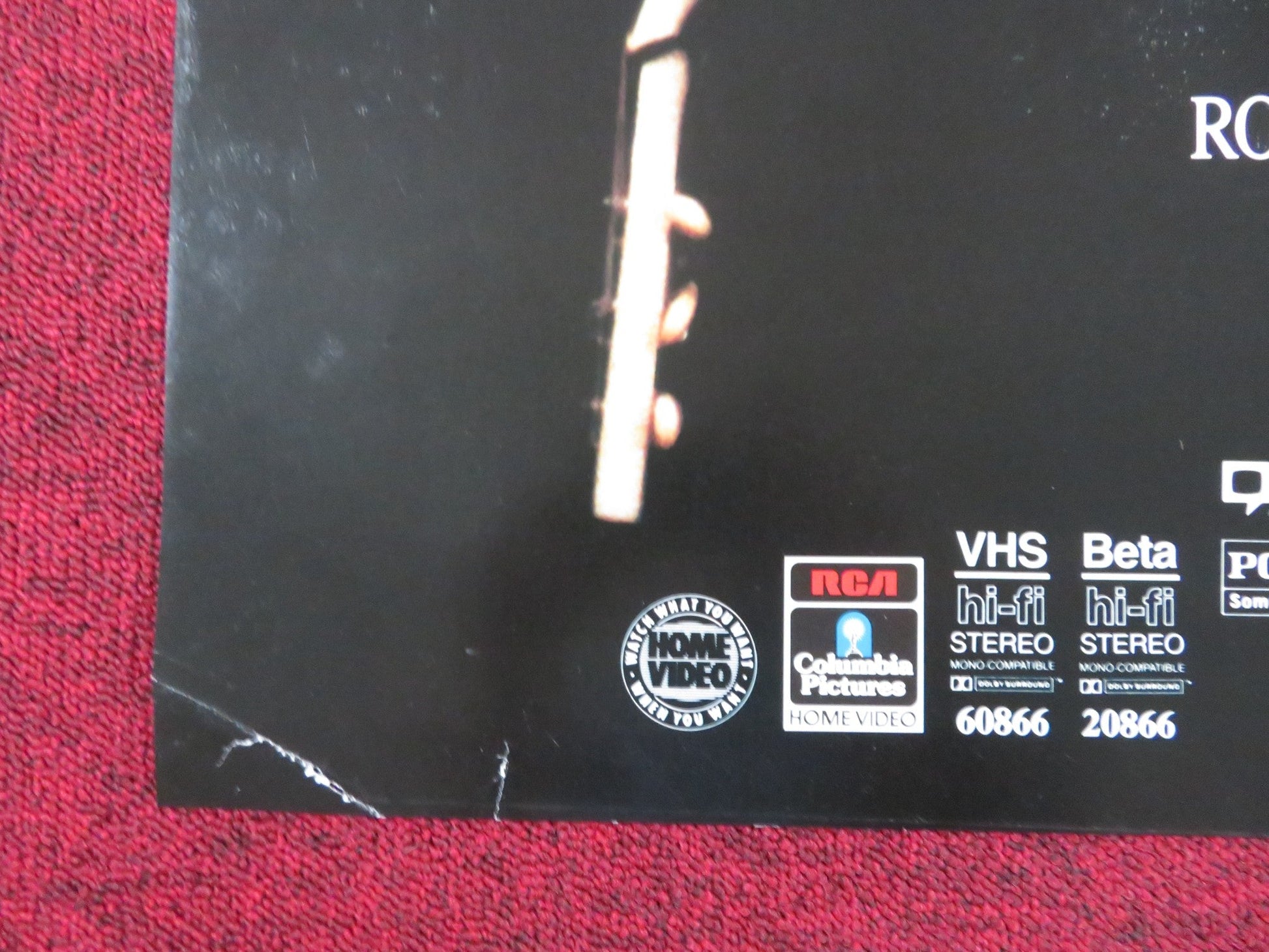 LA BAMBA FOLDED US ONE SHEET POSTER LOU DIAMOND PHILLIPS ESAI MORALES 1987 Rendezvous Cinema Movie posters