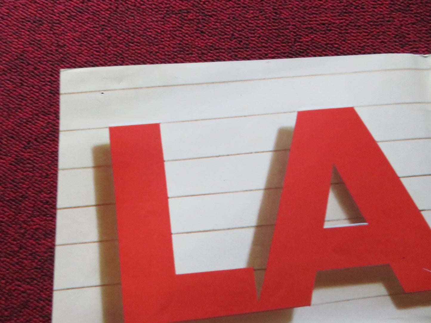 LA BAMBA UK QUAD POSTER FOLDED LOU DIAMOND PHILLIPS ESAI MORALES 1987 Rendezvous Cinema Movie posters