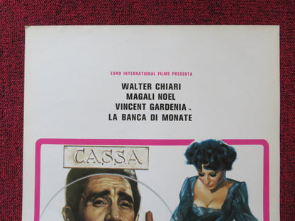 LA BANCA DI MONATE ITALIAN LOCANDINA POSTER WALTER CHIARI MAGALI NOEL 1976 Rendezvous Cinema Movie posters