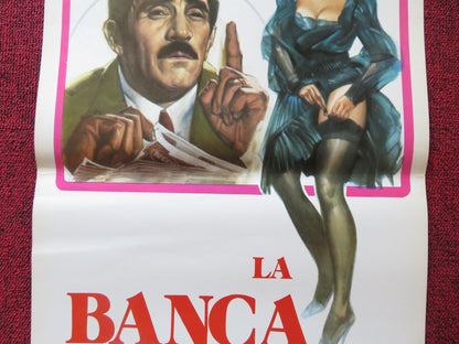 LA BANCA DI MONATE ITALIAN LOCANDINA POSTER WALTER CHIARI MAGALI NOEL 1976 Rendezvous Cinema Movie posters