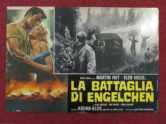 LA BATTAGLIA DI ENGELCHEN / SMRT SI RIKA ENGELCHEN ITALIAN FOTOBUSTA POSTER 1963 - Rendezvous Cinema