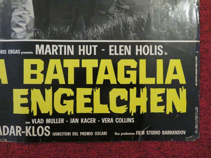 LA BATTAGLIA DI ENGELCHEN / SMRT SI RIKA ENGELCHEN ITALIAN FOTOBUSTA POSTER 1963 - Rendezvous Cinema