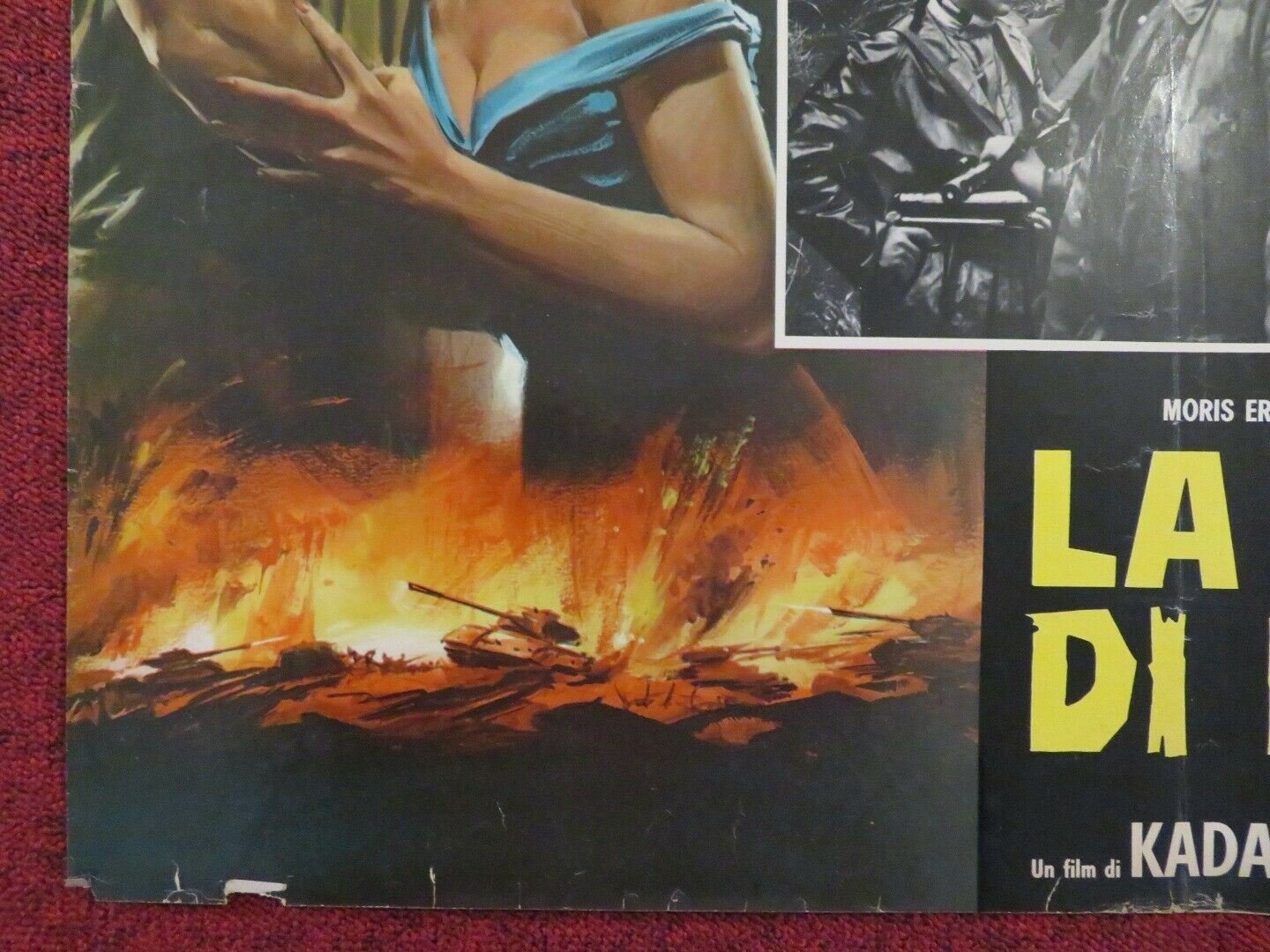 LA BATTAGLIA DI ENGELCHEN / SMRT SI RIKA ENGELCHEN ITALIAN FOTOBUSTA POSTER 1963 - Rendezvous Cinema