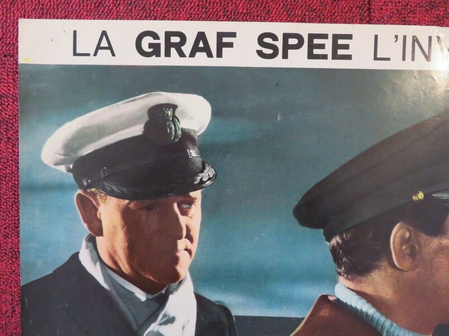 LA BATTAGLIA DI RIO DELLA PLATA - A ITALIAN FOTOBUSTA POSTER JOHN GREGSON 1956 Movie posters