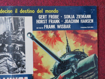 LA BATTAGLIA PIU' LUNGA STALINGRADO - F ITALIAN FOTOBUSTA POSTER GERT FROBE Movie posters