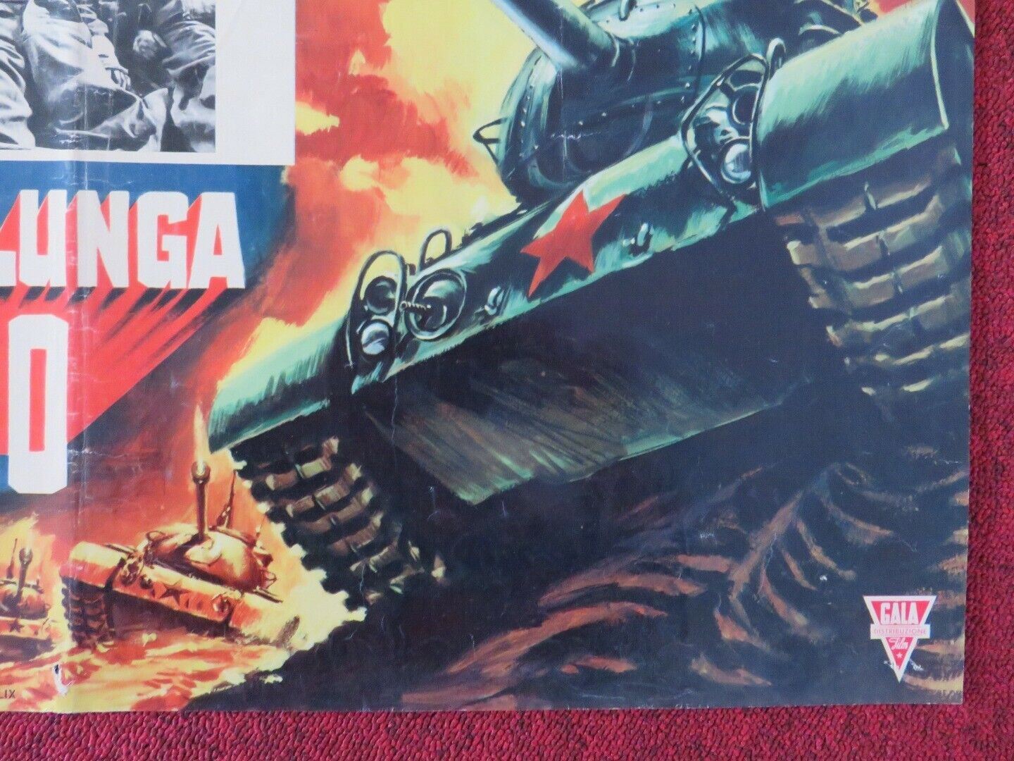 LA BATTAGLIA PIU' LUNGA STALINGRADO - F ITALIAN FOTOBUSTA POSTER GERT FROBE Movie posters