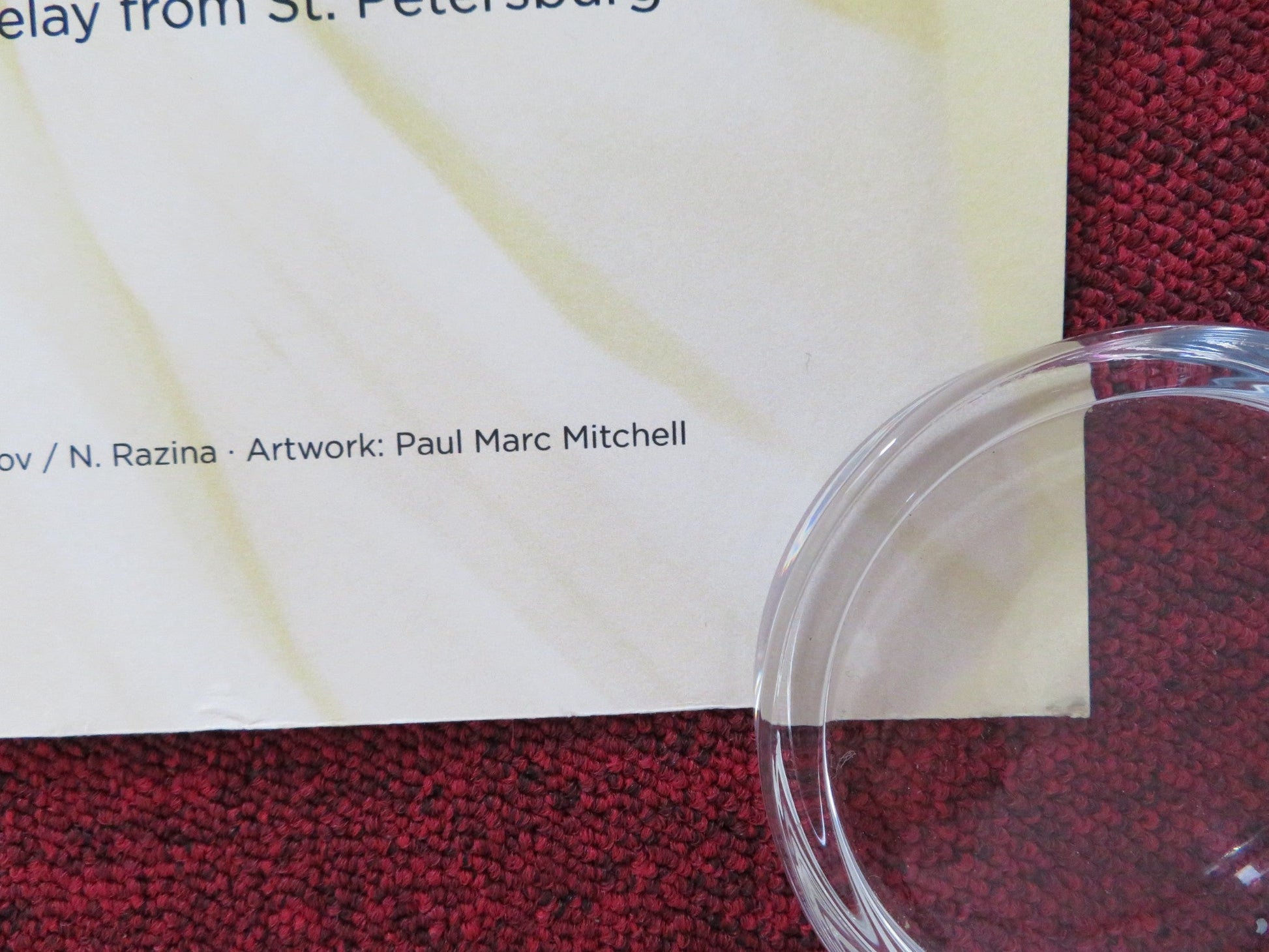 LA BAYADERE UK QUAD ROLLED POSTER VIKTORIA TERESHKINA 2010s Rendezvous Cinema Movie posters