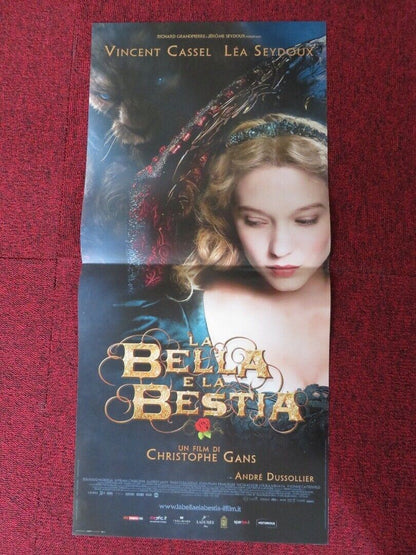 LA BELLA E LA BESTIA ITALIAN LOCANDINA (26.5"x12.5") POSTER VINCENT CASSEL 2014 Movie posters