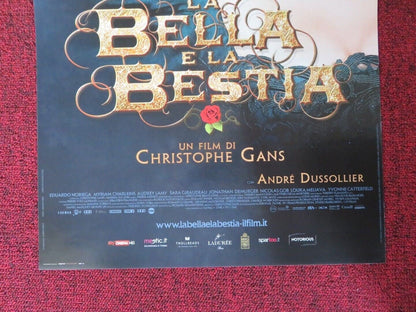 LA BELLA E LA BESTIA ITALIAN LOCANDINA (26.5"x12.5") POSTER VINCENT CASSEL 2014 Movie posters