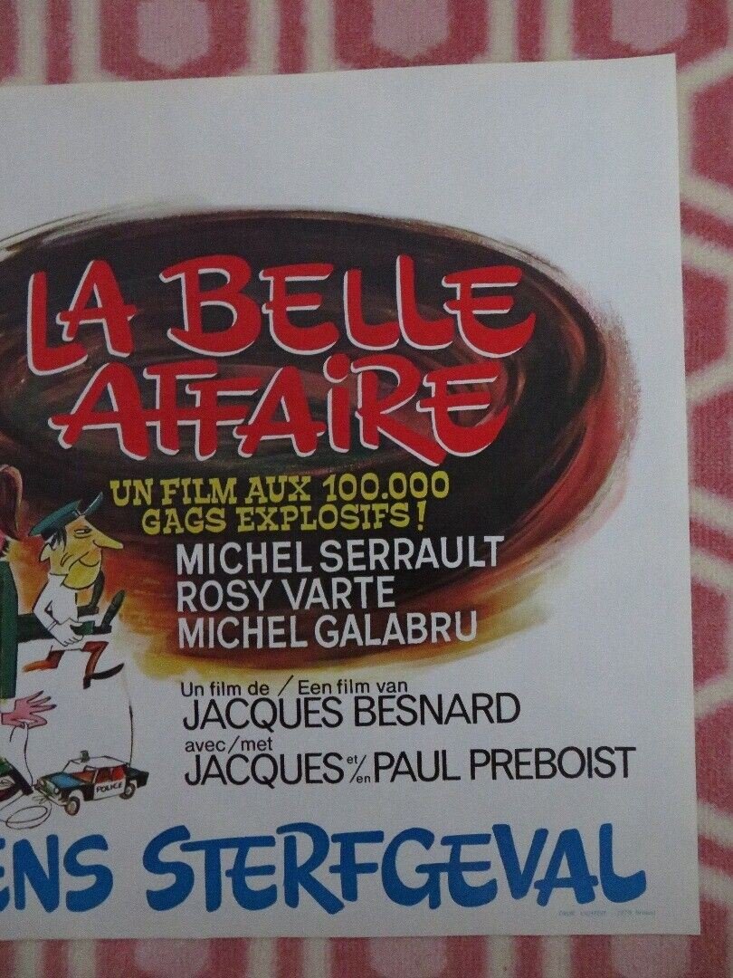LA BELLE AFFAIRE BELGIUM (14"x 21") POSTER MICHEL SERRAULT 1973 Movie posters
