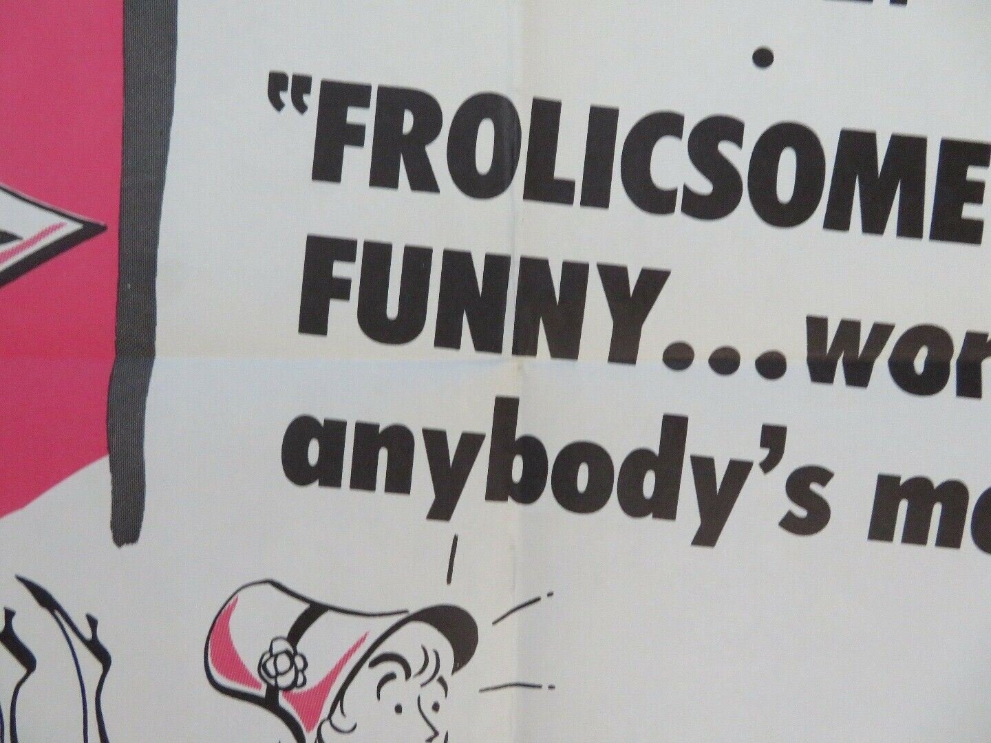 LA BELLE AMERICAINE/ The American Beauty FOLDED US ONE SHEET POSTER R DHERY 1962 Movie posters