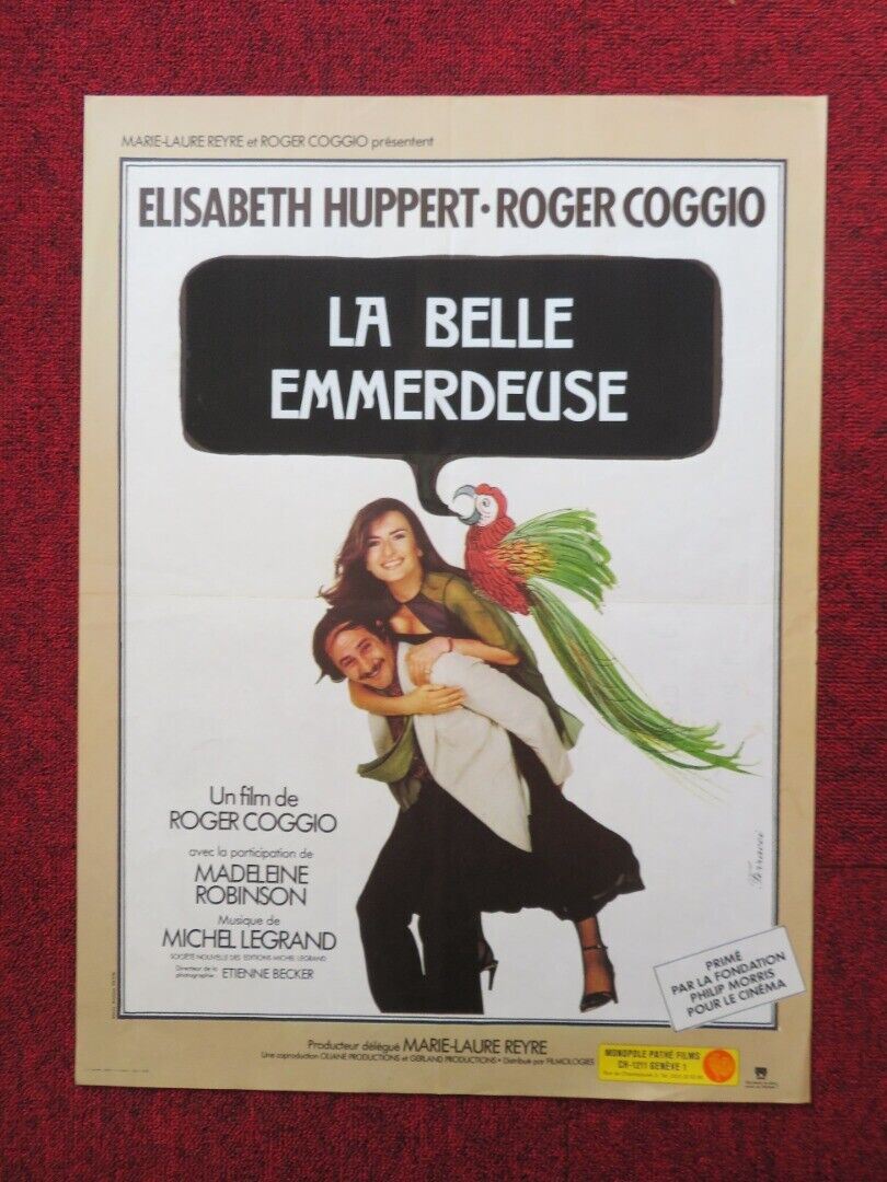 LA BELLE EMMERDEUSE/ One Can Say It Without Getting Angry FRENCH POSTER 1978 Movie posters