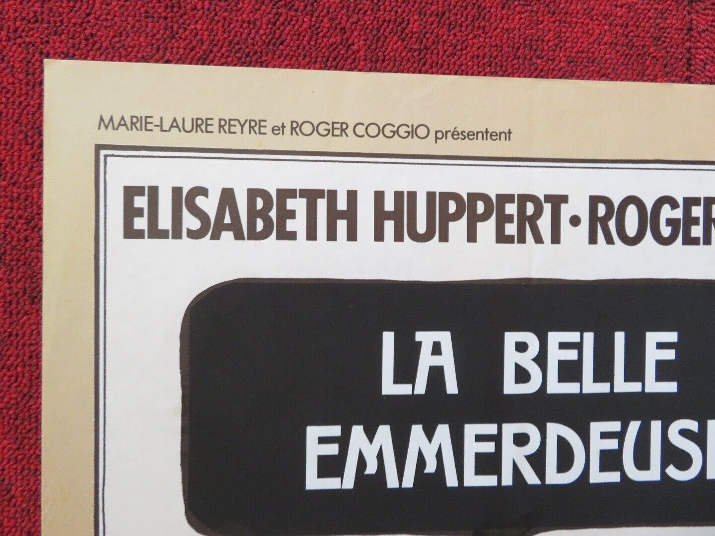 LA BELLE EMMERDEUSE/ One Can Say It Without Getting Angry FRENCH POSTER 1978 Movie posters