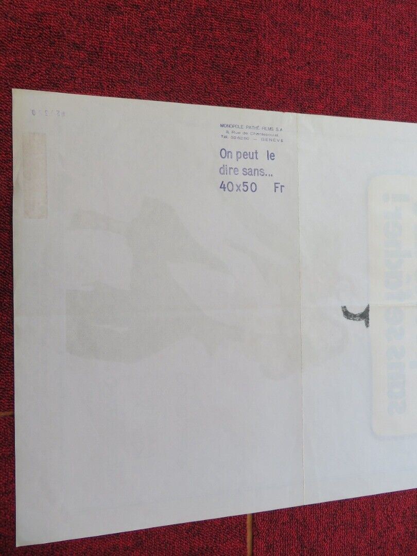 LA BELLE EMMERDEUSE/ One Can Say It Without Getting Angry FRENCH POSTER 1978 Movie posters