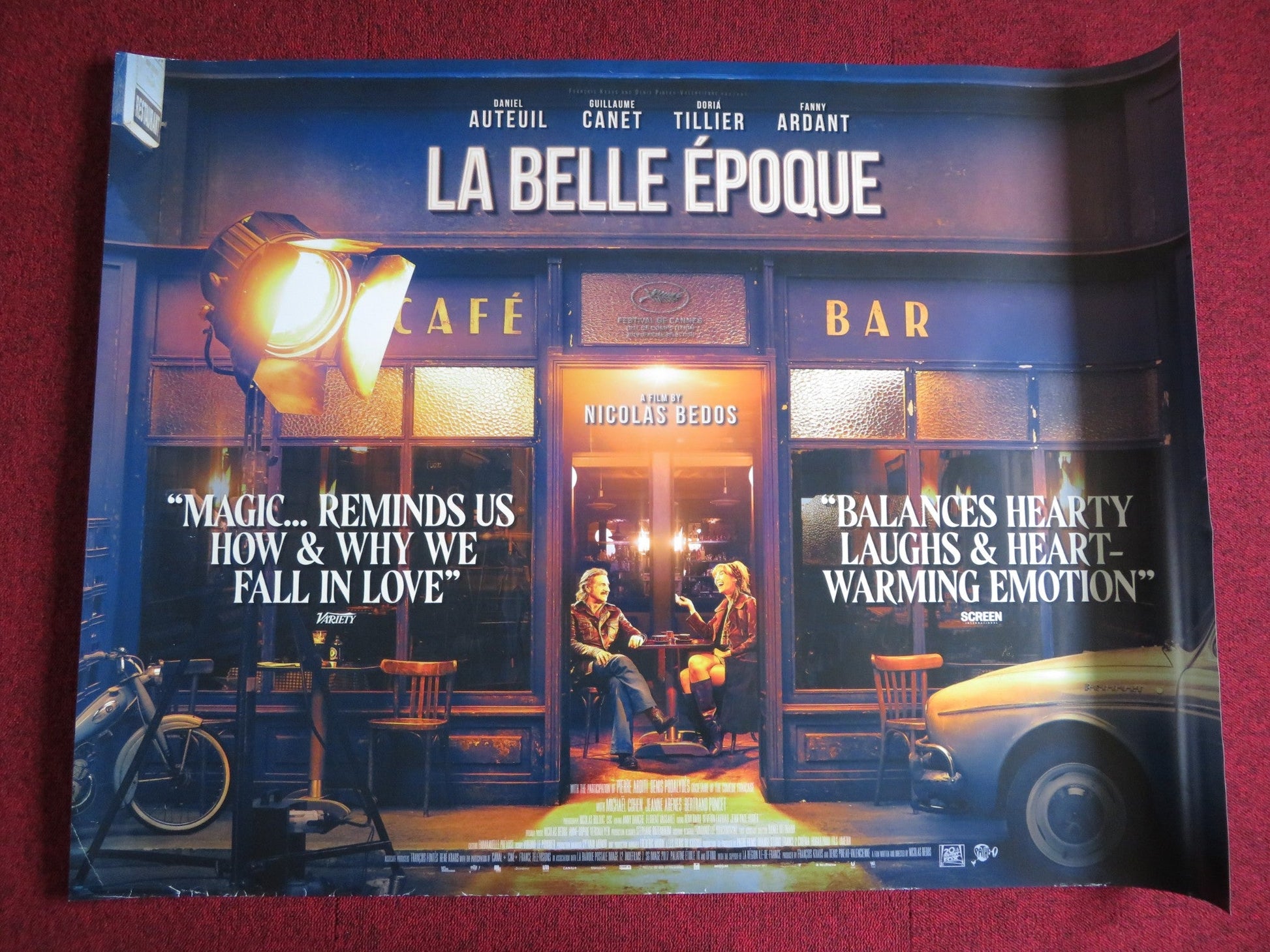 LA BELLE EPOQUE UK QUAD (30"x 40") ROLLED POSTER DANIEL AUTEUIL FANNY ARDANT '19 Rendezvous Cinema Movie posters