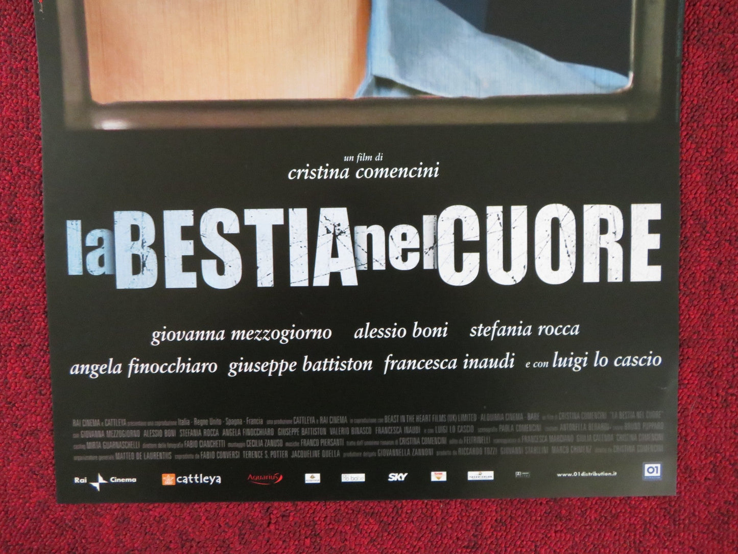 LA BESTIA NEL CUORE ITALIAN LOCANDINA POSTER GIOVANNA MEZZOGIORNO 2005 Rendezvous Cinema Movie posters