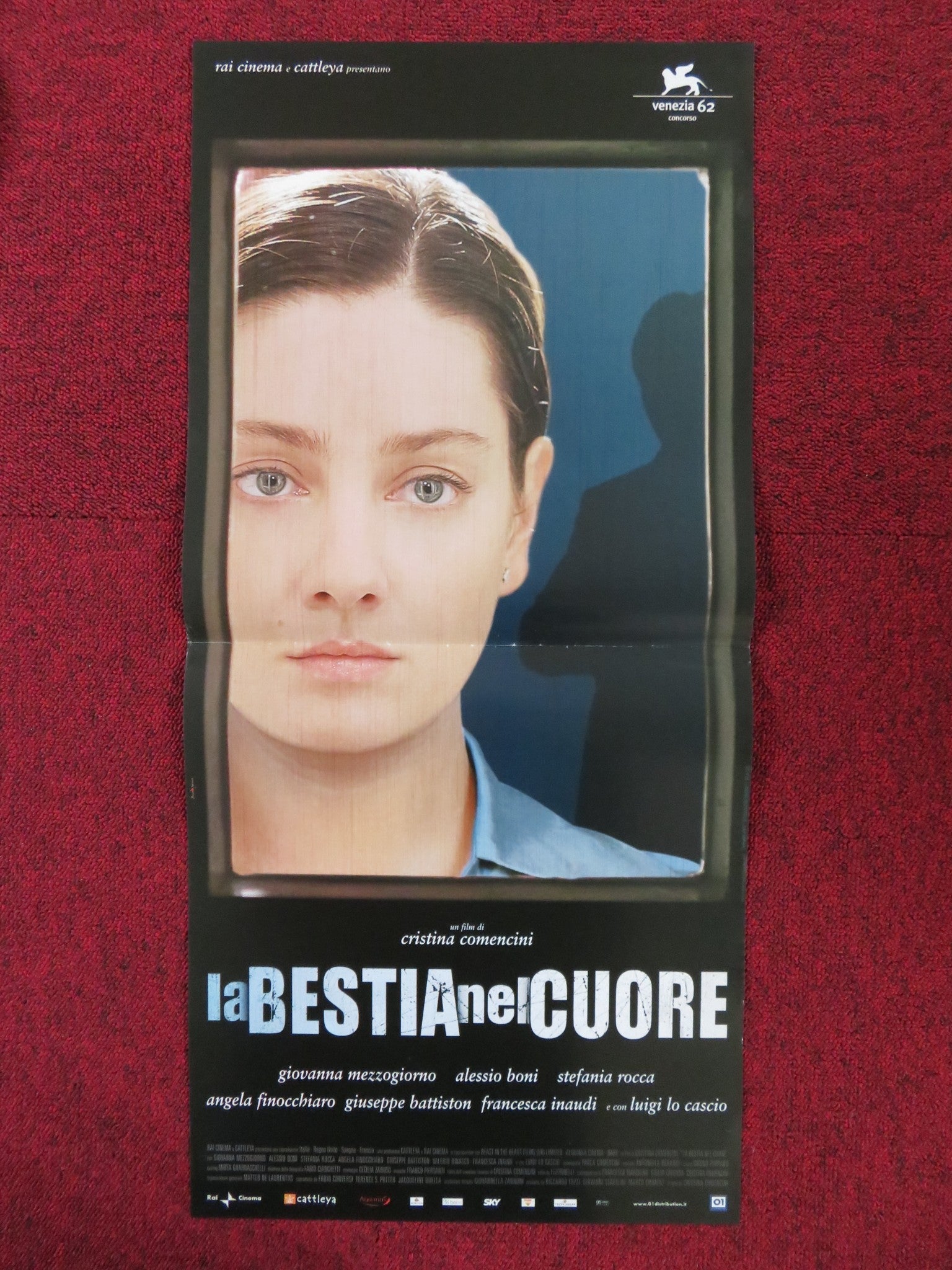 LA BESTIA NEL CUORE ITALIAN LOCANDINA POSTER GIOVANNA MEZZOGIORNO 2005 Rendezvous Cinema Movie posters