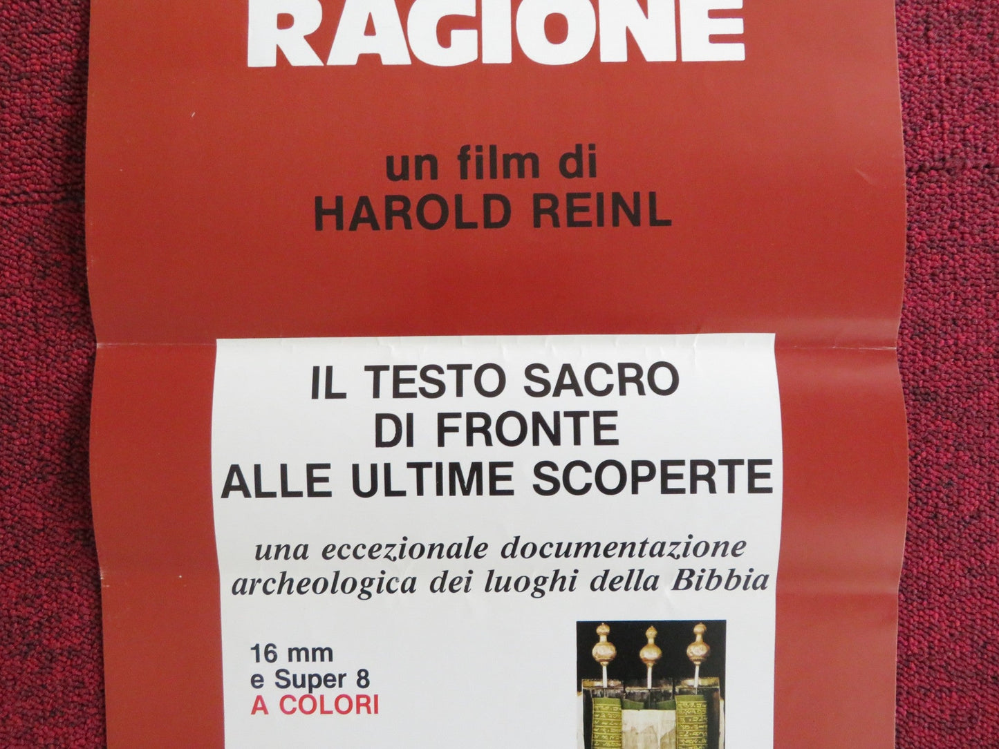 LA BIBBIA AVEVA RAGIONA ITALIAN LOCANDINA POSTER HAROLD REINL 1960s Rendezvous Cinema Movie posters