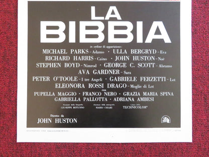 LA BIBBIA ITALIAN LOCANDINA POSTER MICHAEL PARKS RICHARD HARRIS 1966 Rendezvous Cinema Movie posters