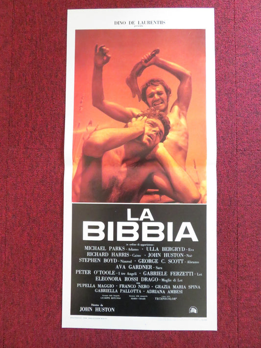LA BIBBIA ITALIAN LOCANDINA POSTER MICHAEL PARKS RICHARD HARRIS 1966 Rendezvous Cinema Movie posters