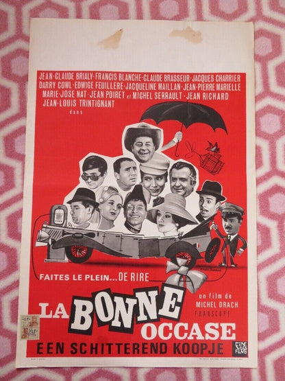 LA BONCE OCCASE/ The Real Bargain BELGIUM (22"x 14.5") POSTER JEAN - CLAUDE BRIALY Movie posters
