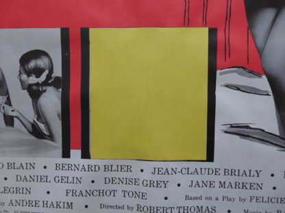 LA BONNE SOUPE US HALF SHEET (22"x 28") POSTER ANNIE GIRARDOT MARIE BELL 1964 Rendezvous Cinema Movie posters