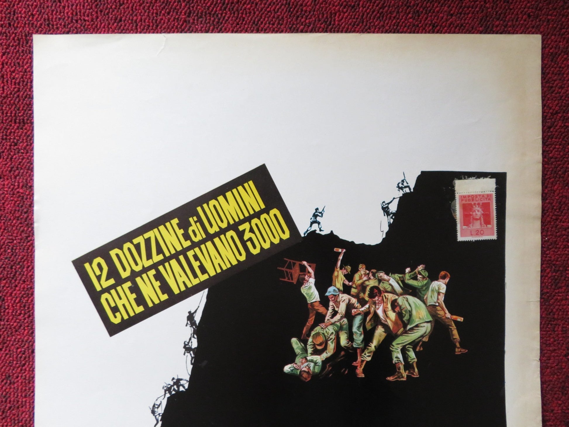 LA BRIGATA DEL DIAVOLO ITALIAN LOCANDINA POSTER WILLIAM HOLDEN 1968 Rendezvous Cinema Movie posters