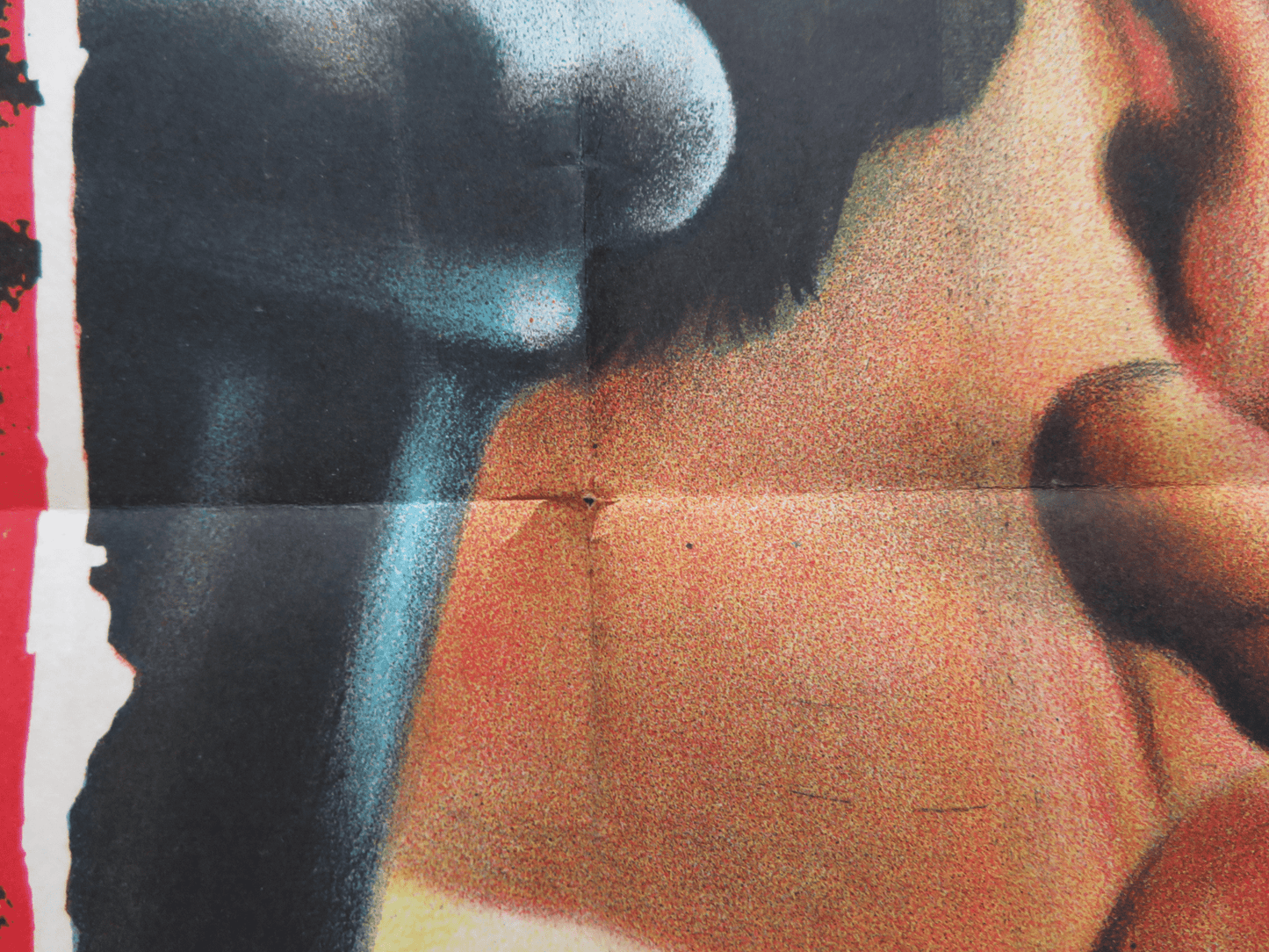 LA BRUJA DEL AMOR FOLDED ARGENTINA ONE SHEET POSTER RICHARD JOHNSON 1966 Rendezvous Cinema Movie posters