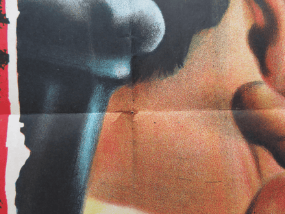 LA BRUJA DEL AMOR FOLDED ARGENTINA ONE SHEET POSTER RICHARD JOHNSON 1966 Rendezvous Cinema Movie posters