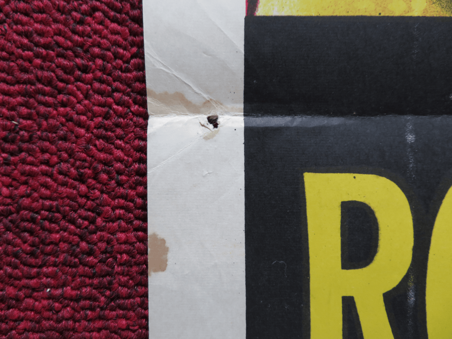 LA BRUJA DEL AMOR FOLDED ARGENTINA ONE SHEET POSTER RICHARD JOHNSON 1966 Rendezvous Cinema Movie posters