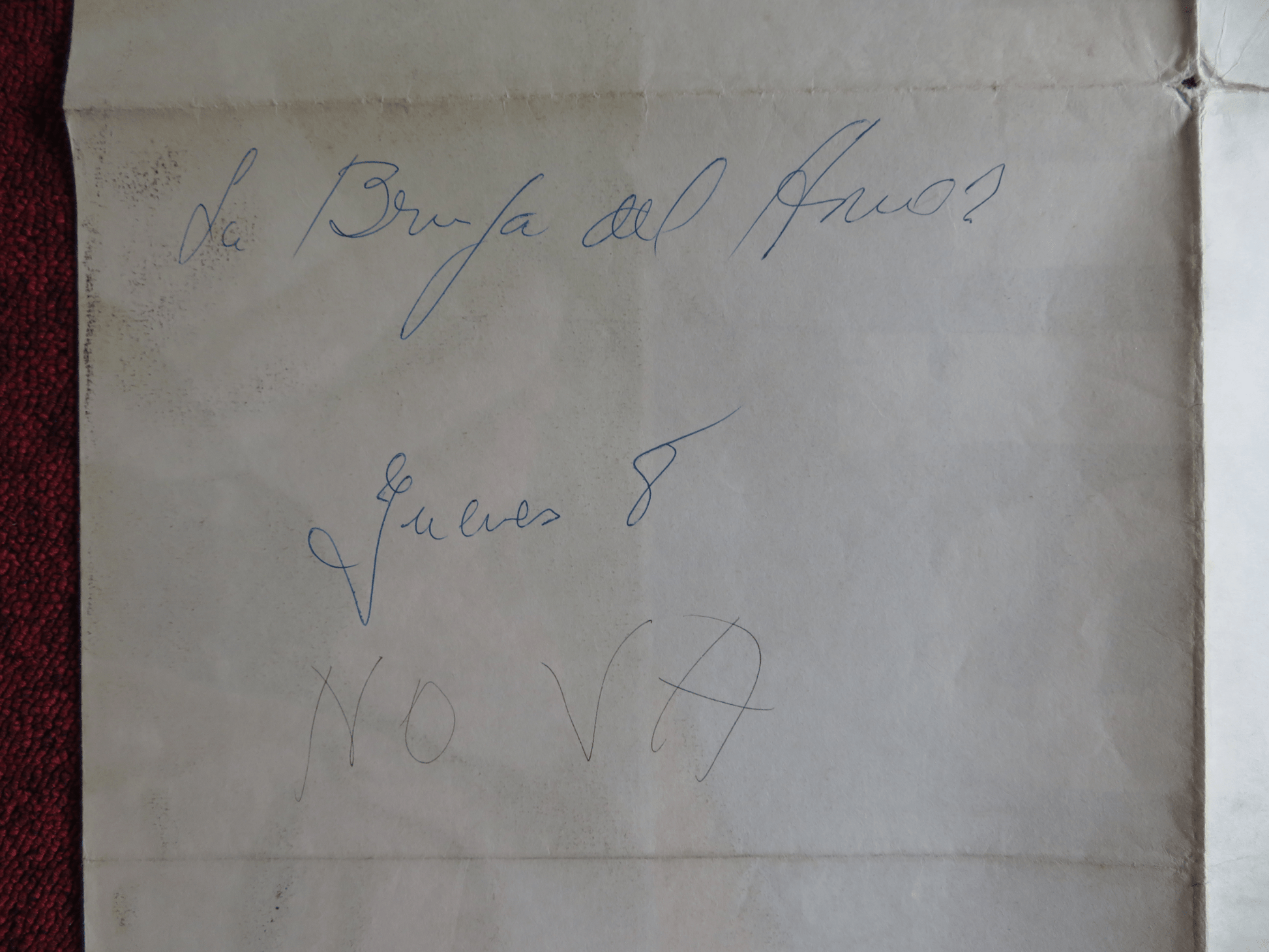 LA BRUJA DEL AMOR FOLDED ARGENTINA ONE SHEET POSTER RICHARD JOHNSON 1966 Rendezvous Cinema Movie posters