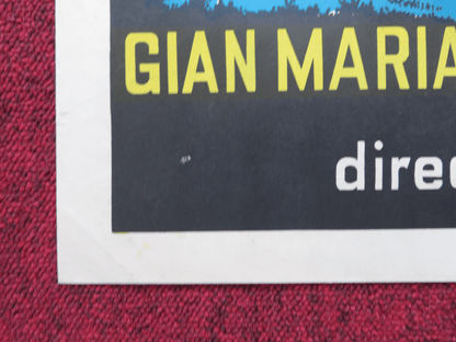 LA BRUJA DEL AMOR FOLDED ARGENTINA ONE SHEET POSTER RICHARD JOHNSON 1966 Rendezvous Cinema Movie posters