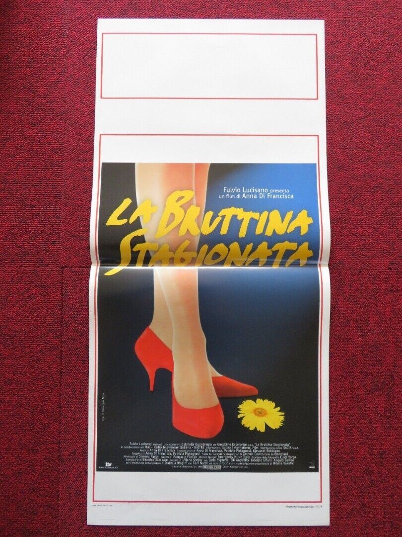 LA BRUTTINA STAGIONATA ITALIAN LOCANDINA (27.5"x12.5") POSTER 1996 Movie posters